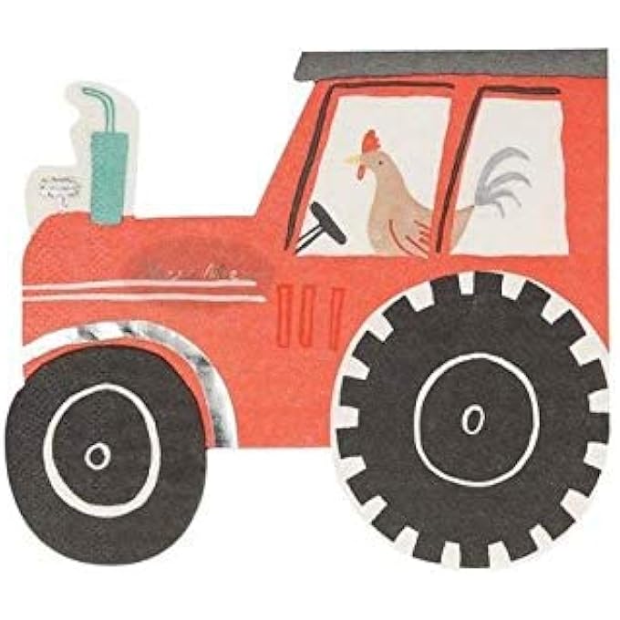 ON THE FARM TRACTOR NAPKINS - Image 2